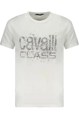 Roberto Cavalli Top, Herre, Hvid, M, Bomuld, Hvid Bomuld Herre T-shirt