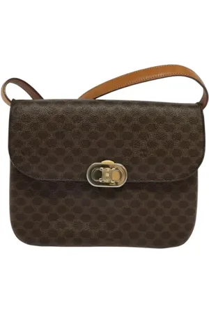 Céline Pre-owned, Dame, Brun, ONE SIZE, Uld, Pre-owned Laeder celine-tasker