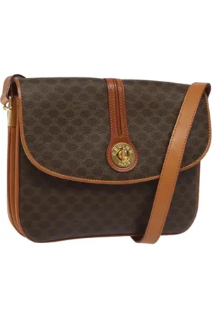 Céline Pre-owned, Dame, Brun, ONE SIZE, Uld, Pre-owned Laeder celine-tasker