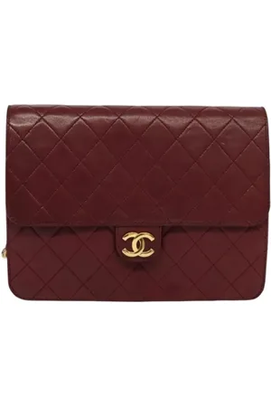 CHANEL Pre-owned, Dame, Rød, ONE SIZE, Uld, Pre-owned Laeder chanel-tasker