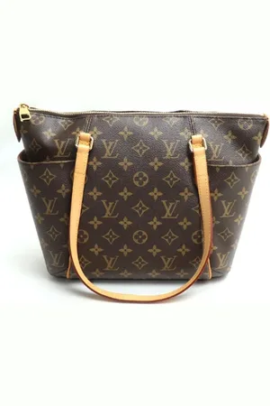 LOUIS VUITTON Pre-owned, Dame, Brun, ONE SIZE, Tyl, Pre-owned Canvas totes