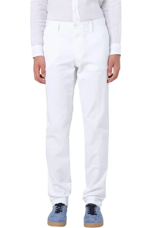 Blauer Bukser, Herre, Hvid, W38, Hvide Straight Fit Chinos Bukser