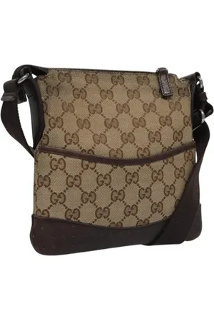 Gucci Pre-owned, Dame, , ONE SIZE, Uld, Pre-owned Canvas gucci-tasker