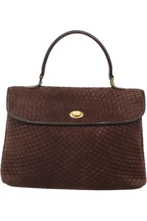 Bally Pre-owned, Dame, Brun, ONE SIZE, Uld, Pre-owned Ruskind hndtasker