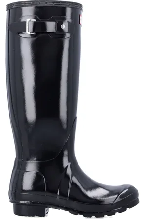 Hunter Sko, Dame, Sort, 37 EU, Original Tall Gloss Wellington Støvler
