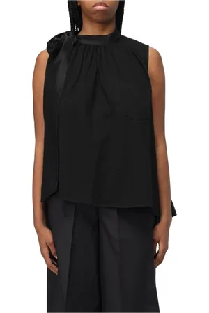 MEIMEIJ Top, Dame, Sort, XS, Uld, Sort Buet Top til Kvinder