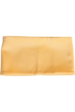 Dolce & Gabbana Tilbehør, Dame, Gul, ONE SIZE, Nylon, Gul Nylon Halsvarmer Tørklæde