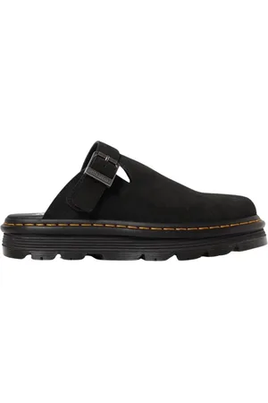 Dr. Martens Sko, Herre, Sort, 42 EU, Læder, Sort Lædermode Sandaler