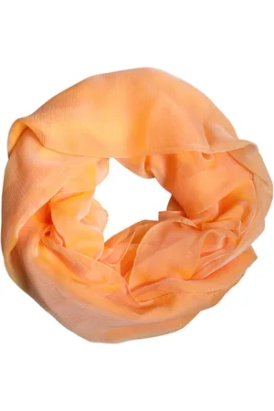 Dolce & Gabbana Tilbehør, Dame, , ONE SIZE, Luksuriøst Silke Logo Wrap Tørklæde