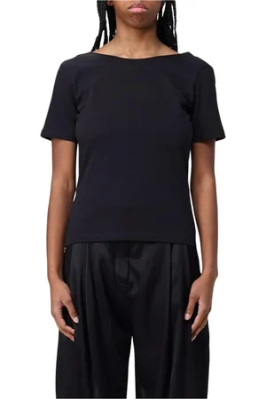 Nina Ricci Top, Dame, Sort, S, Bomuld, Sort Boat Neck Top