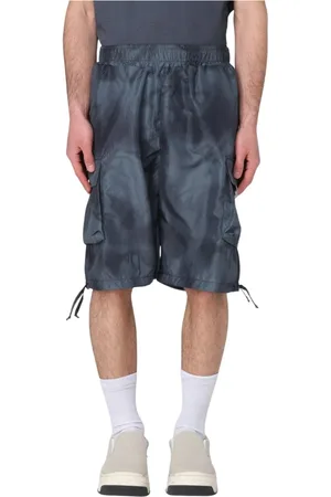 DISCLAIMER Shorts, Herre, Flerfarvet, S, Uld, Alsindig Snørelukning Cargo Shorts