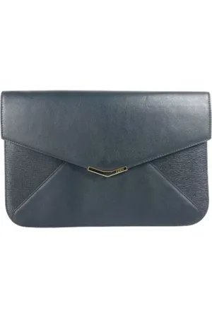 Fendi Pre-owned, unisex, Sort, ONE SIZE, Tyl, Pre-owned Laeder fendi-tasker