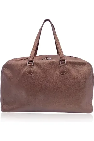 Fendi Pre-owned, Dame, Brun, ONE SIZE, Tyl, Pre-owned Laeder fendi-tasker