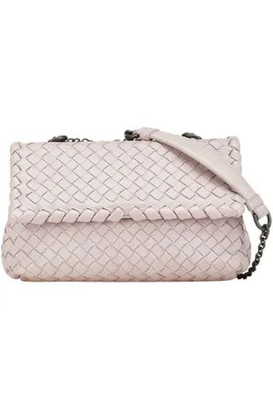 Bottega Veneta Pre-owned, Dame, , ONE SIZE, Uld, Pre-owned Laeder skuldertasker