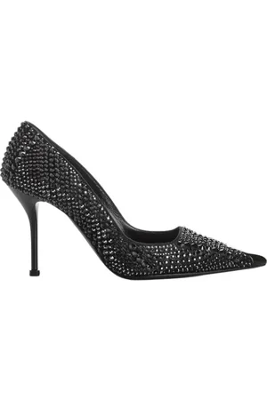 Alexander McQueen Sko, Dame, Sort, 36 EU, Læder, Skinnende Læderpumps