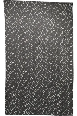 Dolce & Gabbana Tilbehør, Dame, Sort, ONE SIZE, Polyester, Sort Polkaprik Wrap Shawl Tørklæde