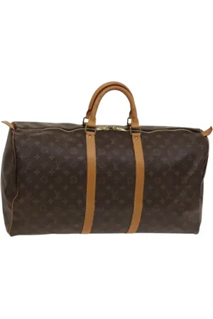 LOUIS VUITTON Pre-owned, Dame, Brun, ONE SIZE, Tyl, Pre-owned canvas tasker