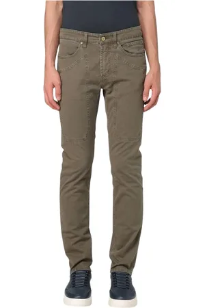 Jeckerson Jeans, Herre, Brun, W31, Uld, Gul Creme Afslappet Pasform Bukser