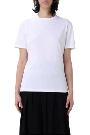 Jil Sander Top, Dame, Hvid, M, Bomuld, Hvid Crew Neck T-Shirt