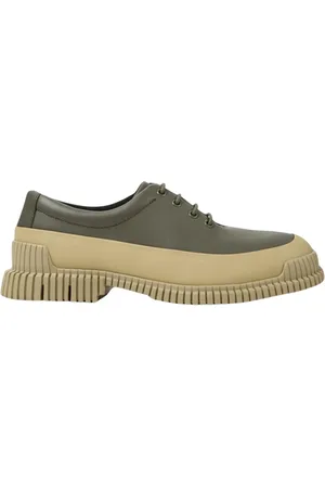 Camper Sko, Herre, Grøn, 40 EU, Læder, Multifarvet Læder Brogue Sneakers