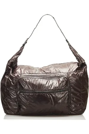 Bottega Veneta Pre-owned, Herre, Brun, ONE SIZE, Uld, Pre-owned Canvas skuldertasker