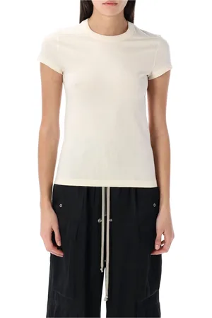 Rick Owens Top, Dame, , M, Uld, Stilfuld Cropped Level Tee