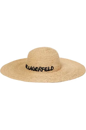 Karl Lagerfeld Tilbehør, Dame, , ONE SIZE, Moderne bredskygget hat