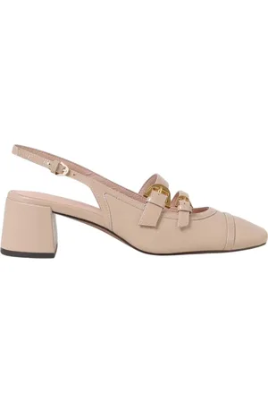 Coccinelle Sko, Dame, Lyserød, 36 EU, Læder, Rosa Læder Slingback Pumps med Spænde Detalje