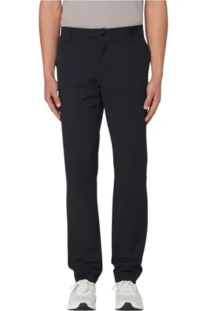Armani Exchange Bukser, Herre, Sort, W34, Uld, Fleksible Sorte Stretchbukser