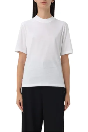 Filippa K Top, Dame, Hvid, XS, Bomuld, Sort Crew Neck T-Shirt
