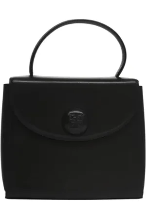 Givenchy Pre-owned, Dame, Sort, ONE SIZE, Uld, Pre-owned Laeder hndtasker