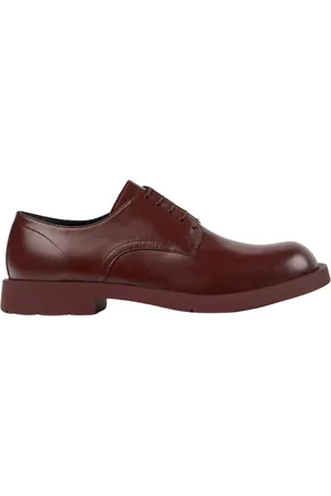 Camper Sko, Herre, Brun, 43 EU, Læder, Burgundy Læder Oxford Brogue Sko