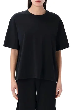 STUDIO NICHOLSON Top, Dame, Sort, 2XS, Bomuld, Sort afslappet pasform Tee