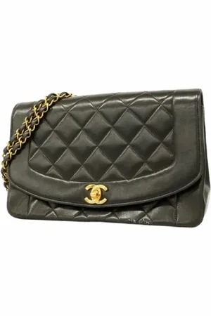 CHANEL Pre-owned, Dame, Sort, ONE SIZE, Uld, Pre-owned Laeder chanel-tasker