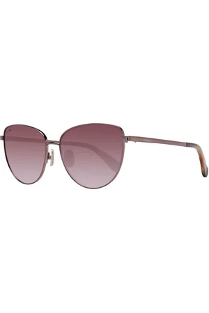 Max Mara Tilbehør, Dame, Brun, ONE SIZE, Uld, Bronze Cat Eye Solbriller Kvinder