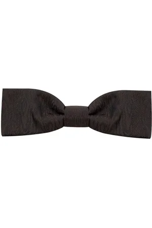 Dolce & Gabbana Tilbehør, Herre, Brun, ONE SIZE, Polyester, Brun Silke Butterfly Mikro