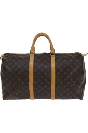 LOUIS VUITTON Pre-owned, Dame, Brun, ONE SIZE, Tyl, Pre-owned canvas tasker