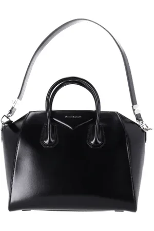 Givenchy Pre-owned, Dame, Sort, ONE SIZE, Uld, Pre-owned Laeder hndtasker