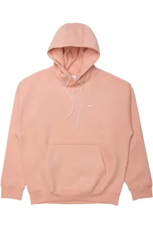 Nike Sweathshirts & Hoodies, Herre, Lyserød, L, Bomuld, Fleece Hoodie Klassisk Sporty Model