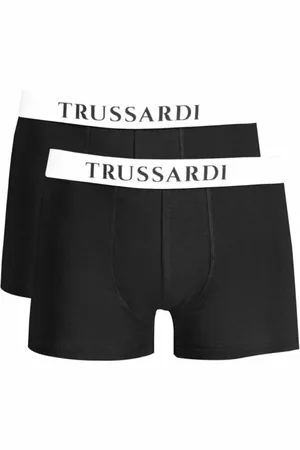 Trussardi Undertøj, Herre, Sort, XL, Bomuld, Sort Bomuld Undertøj til Mænd