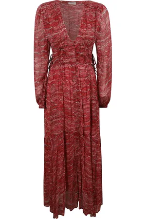 Isabel Marant Kjole, Dame, Rød, 2XS, Røde Kjoler Amara-Gb