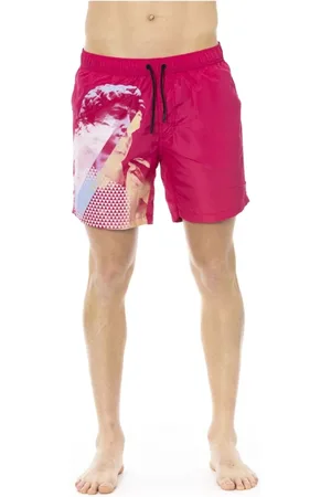 Bikkembergs Badetøj, Herre, Lyserød, XL, Polyester, Herre Badetøj Kollektion Forår/Sommer