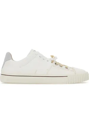 Maison Margiela Sko, Herre, Hvid, 40 EU, Uld, Stilfulde Sneakers til et Trendy Look