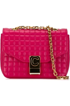 Céline Pre-owned, Dame, Lyserød, ONE SIZE, Uld, Pre-owned Laeder celine-tasker