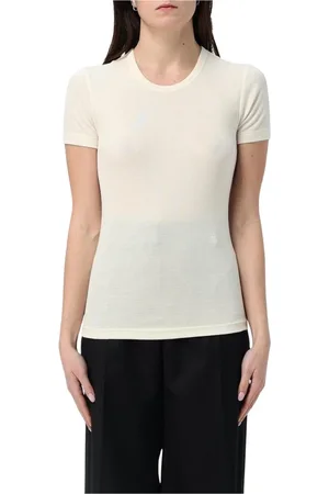Helmut Lang Top, Dame, , M, Merino Wool Fitted T-Shirt