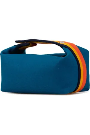 Hermès Pre-owned, Dame, Blå, ONE SIZE, Tyl, Pre-owned Canvas pouches