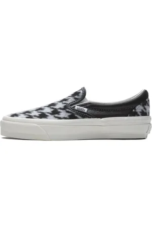 Vans Sko, unisex, Sort, 38 1/2 EU, Houndstooth Slip-On Reissue 98 LX