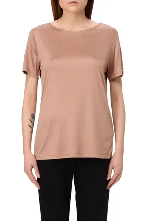 FAY Top, Dame, Lyserød, XS, Hvid Polo Skjorte