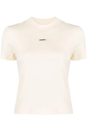 Jacquemus Top, Dame, , S, Bomuld, Afslappet Bomuld T-shirt til Mænd