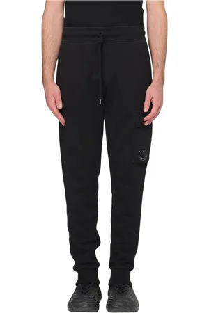 C.P. Company Bukser, Herre, Sort, XL, Bomuld, Sorte Regular Fit Sweatpants